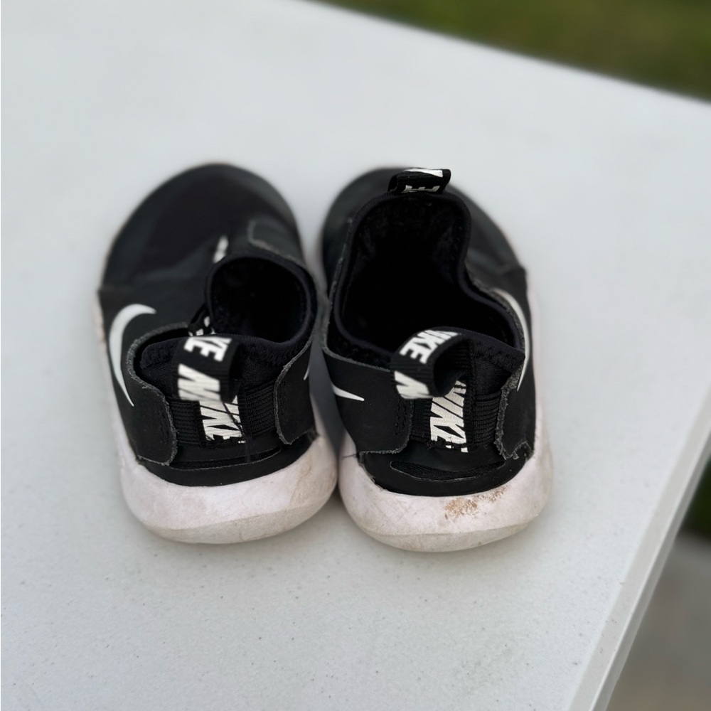 Nike Kids Black Slip-On Shoes